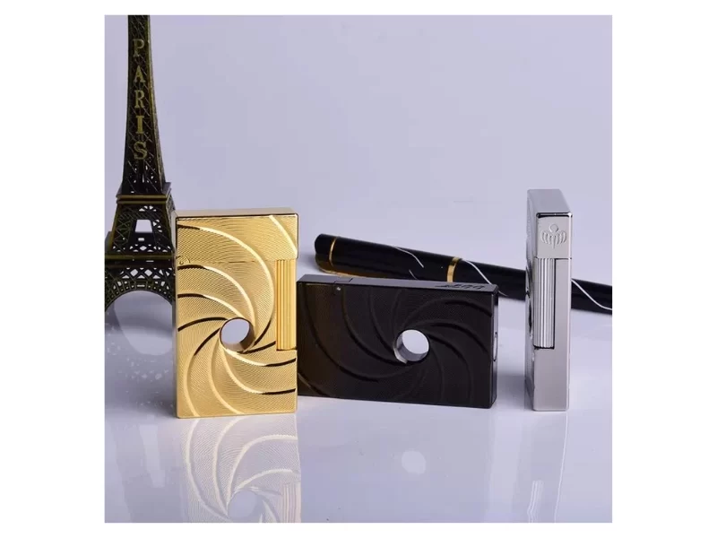 S.T. Dupont Ligne 2 James Bond Spectre 007 Gold Lighter detail 2