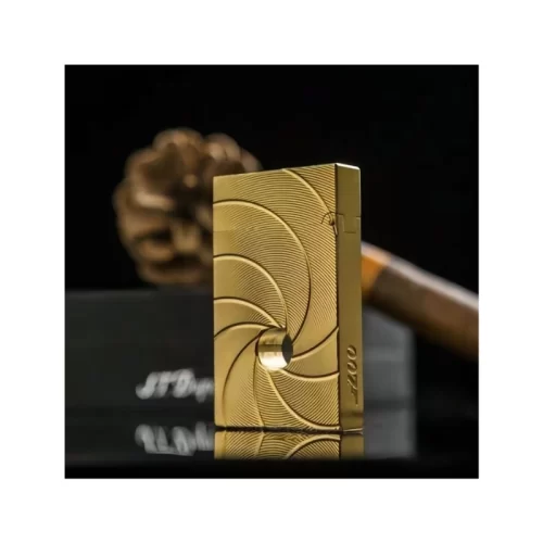 S.T. Dupont Ligne 2 James Bond Spectre 007 Gold Lighter detail 3