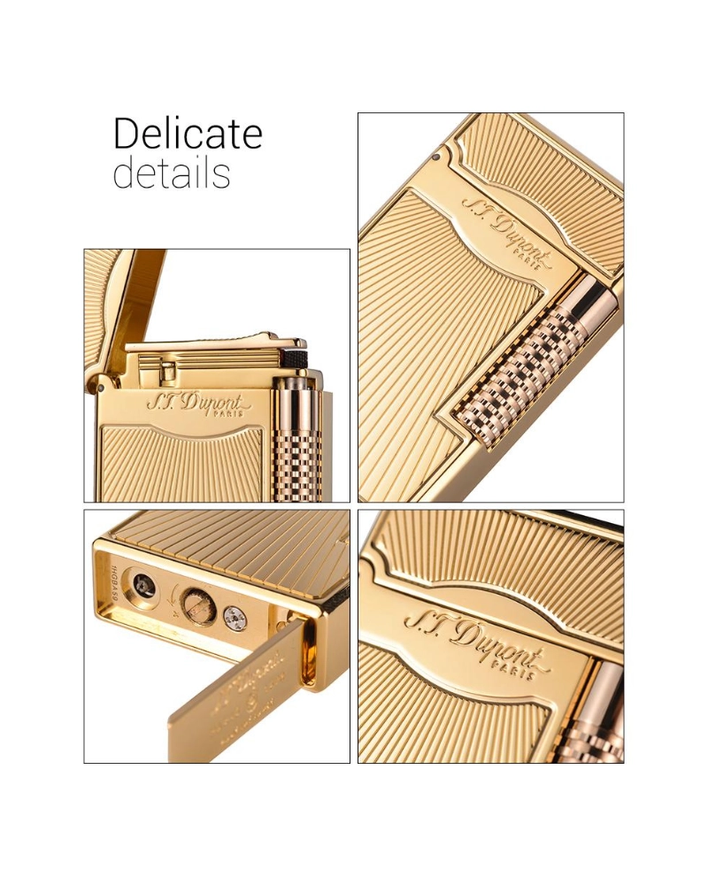 S.T. Dupont Ligne 2 Le Grand Dancing Flame Gold detail 6