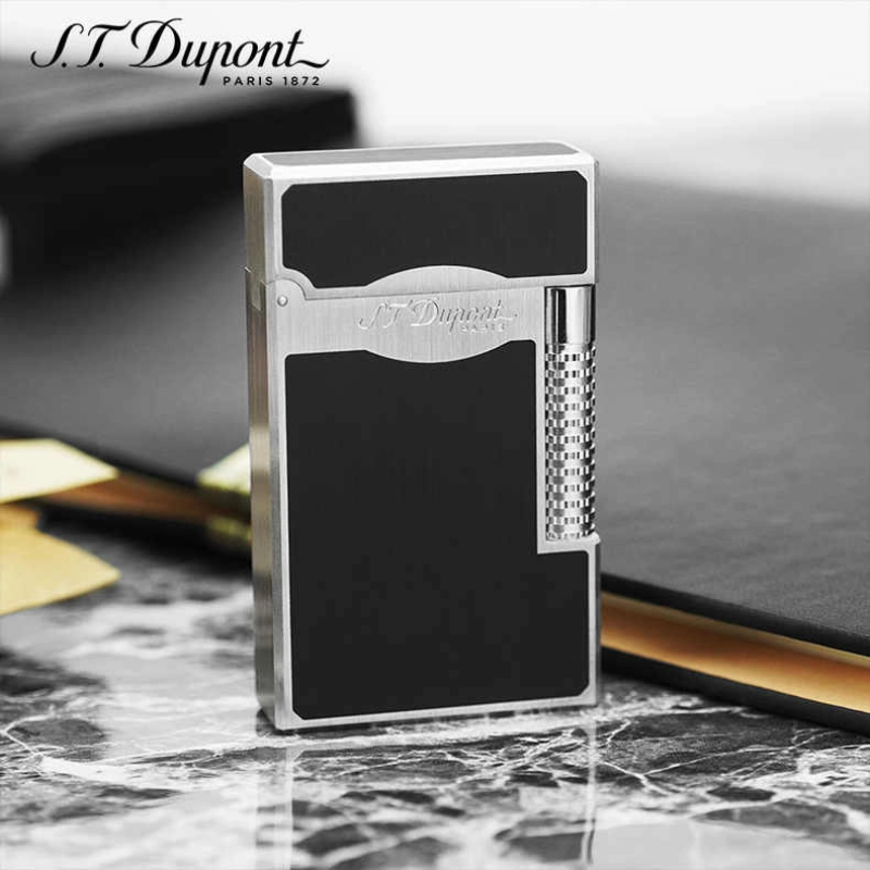 S.T. Dupont Le Grand Matte Black and Palladium Lighter3