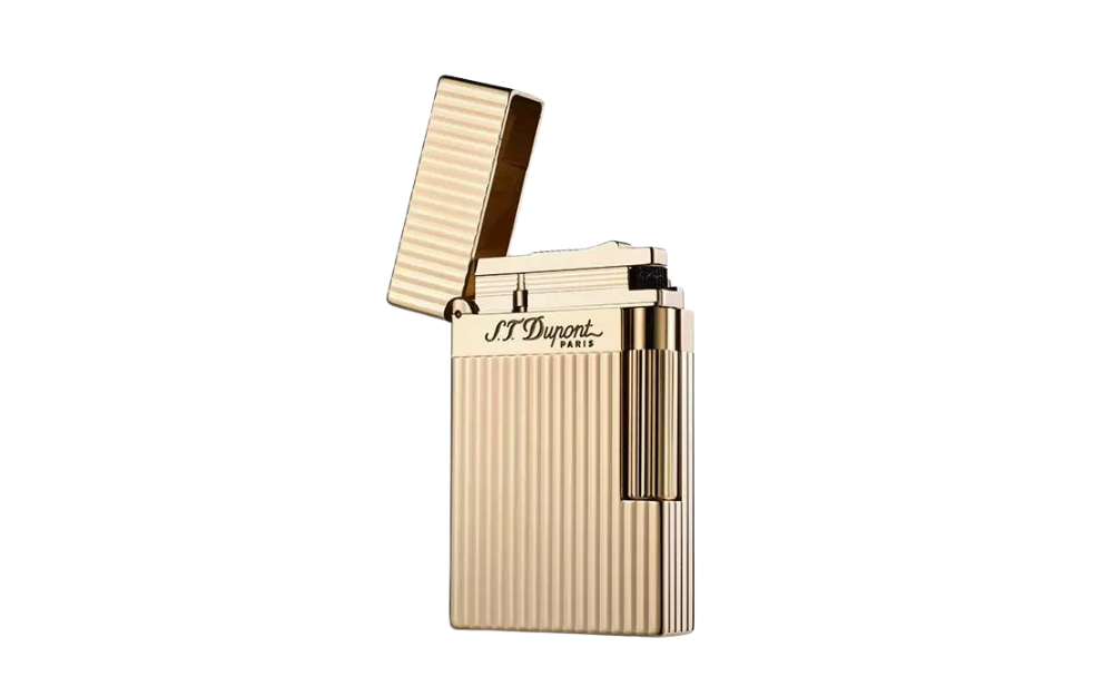 S.T. Dupont Ligne 2 With Golden Finish lighter detail 2